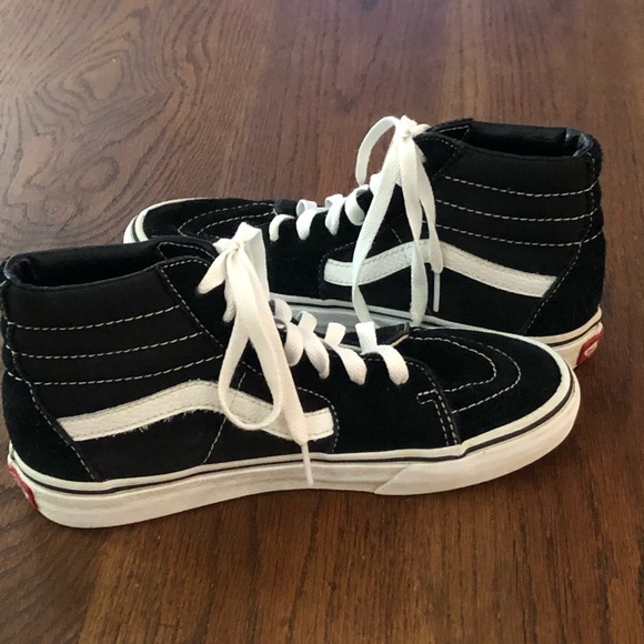 VANS Off The Wall Hi tops Youth Size 4 Excellent Condition - Picture 9 of 13